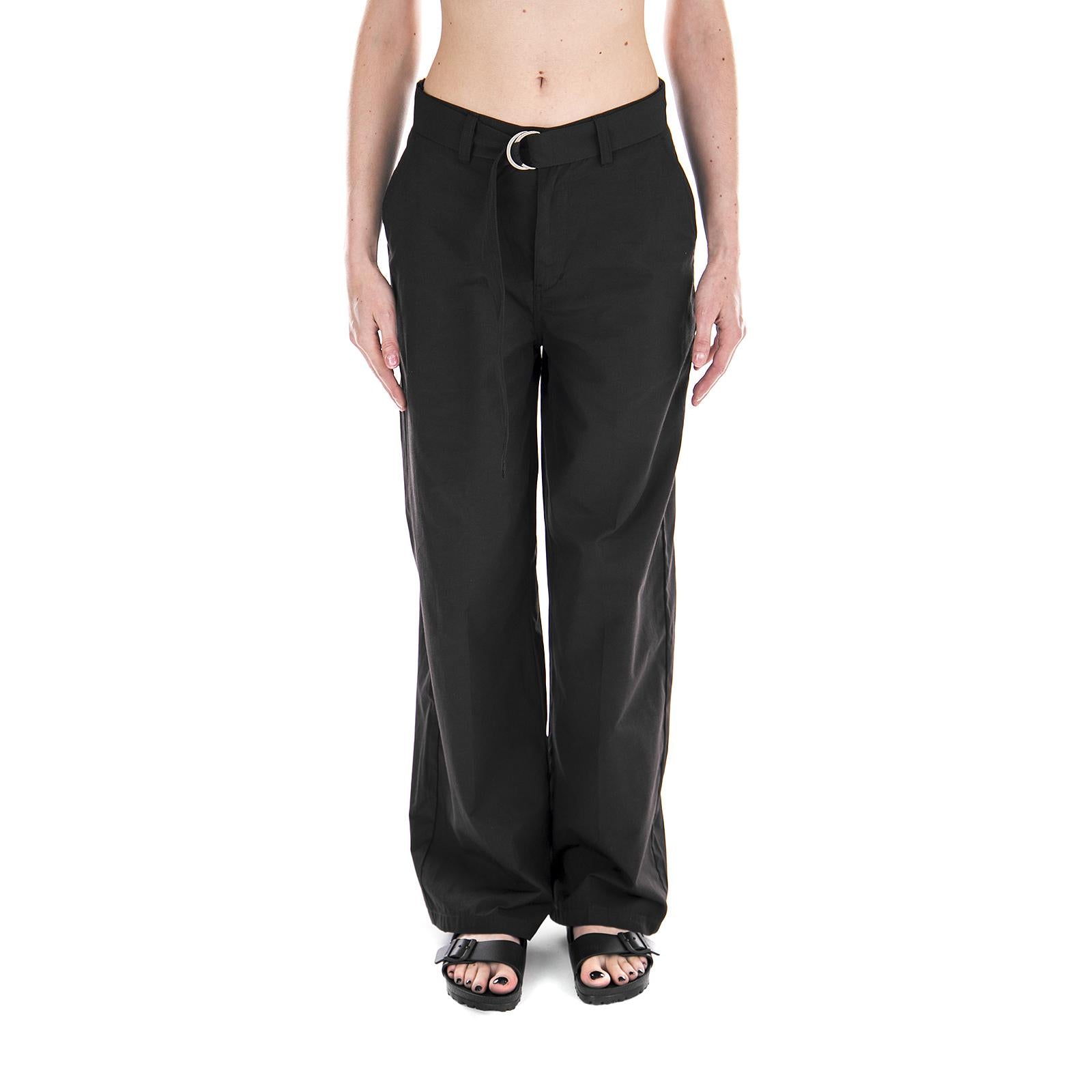 GRETCHEN WIDE LEG TROUSER BLACK 216061-BLACK  STUSSY 