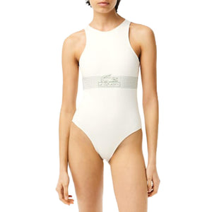 Costume 70V - Costume da Bagno Intero Donna Bianco MF5387-70V  LACOSTE 