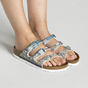 Florida ancient mosaic taupe, Birko Flor 1009811  BIRKENSTOCK 