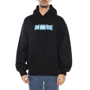 Hooded Electric Boogie Sweat Black- Felpa con Cappuccio Uomo Nera I035610.89XX . CARHARTT WIP 