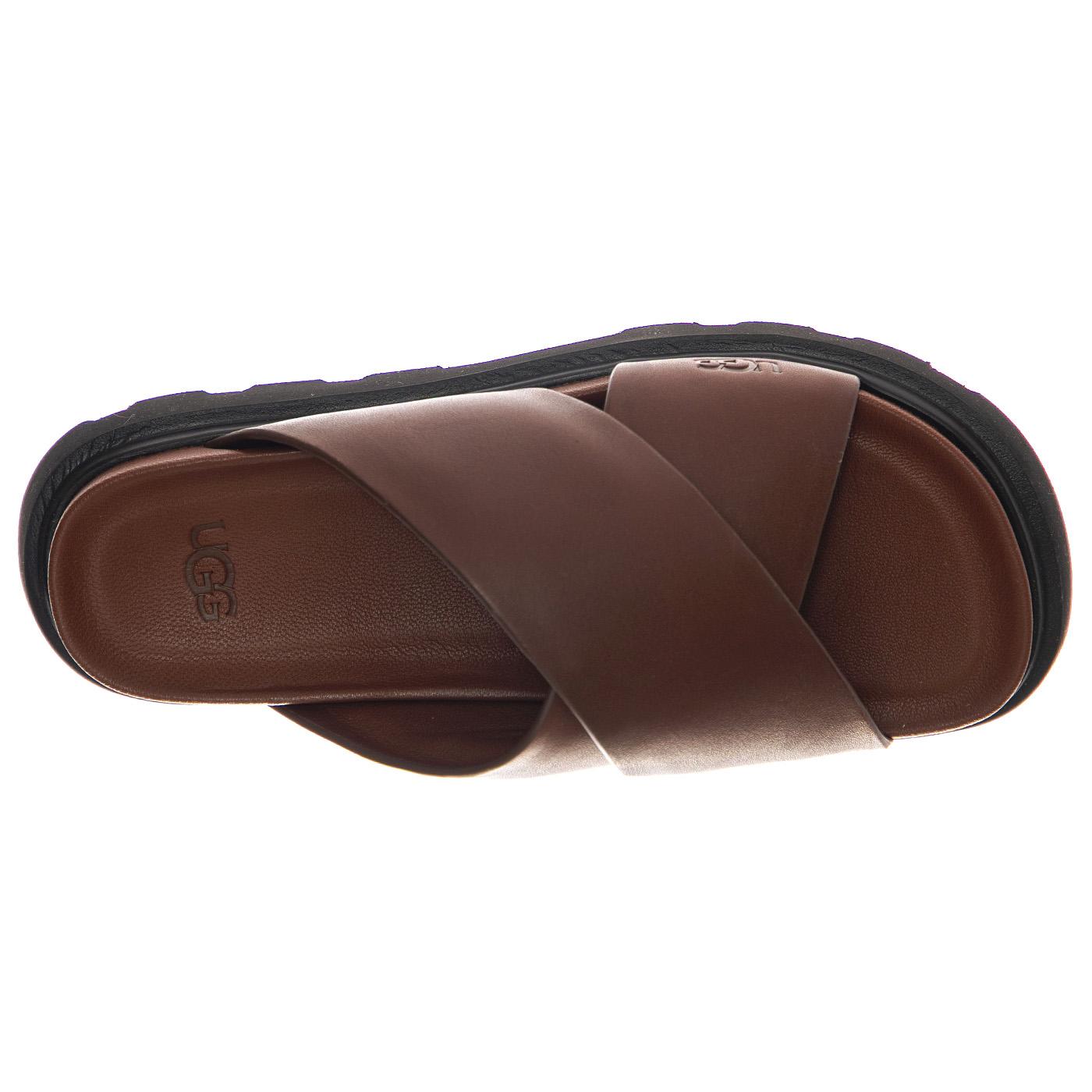 Capitelle Crossband Cognac - Sandali Donna Marroni UGSCAPCBCOG1152672W  UGG 