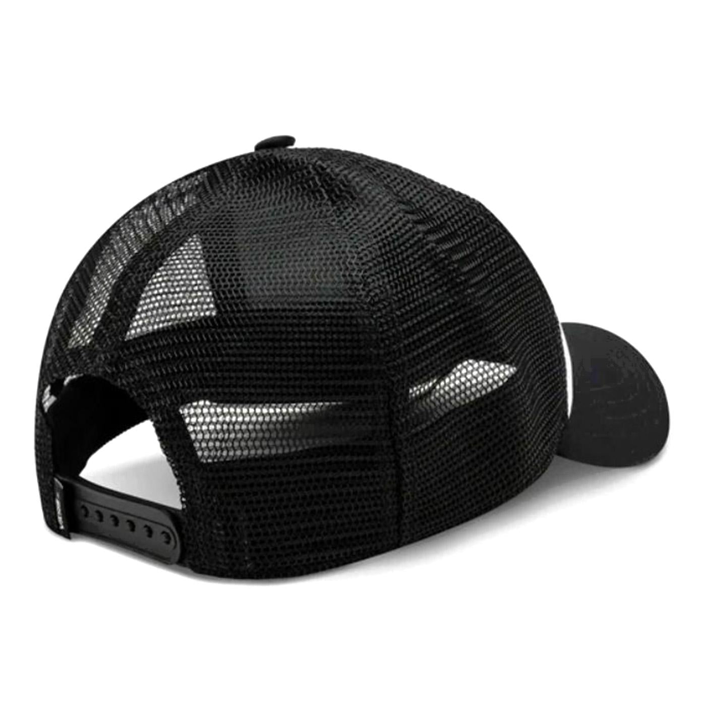 Classic Patch Curved Bill Trucker Black / White - Cappellino con Visiera Bianco VN00066XY281  VANS 