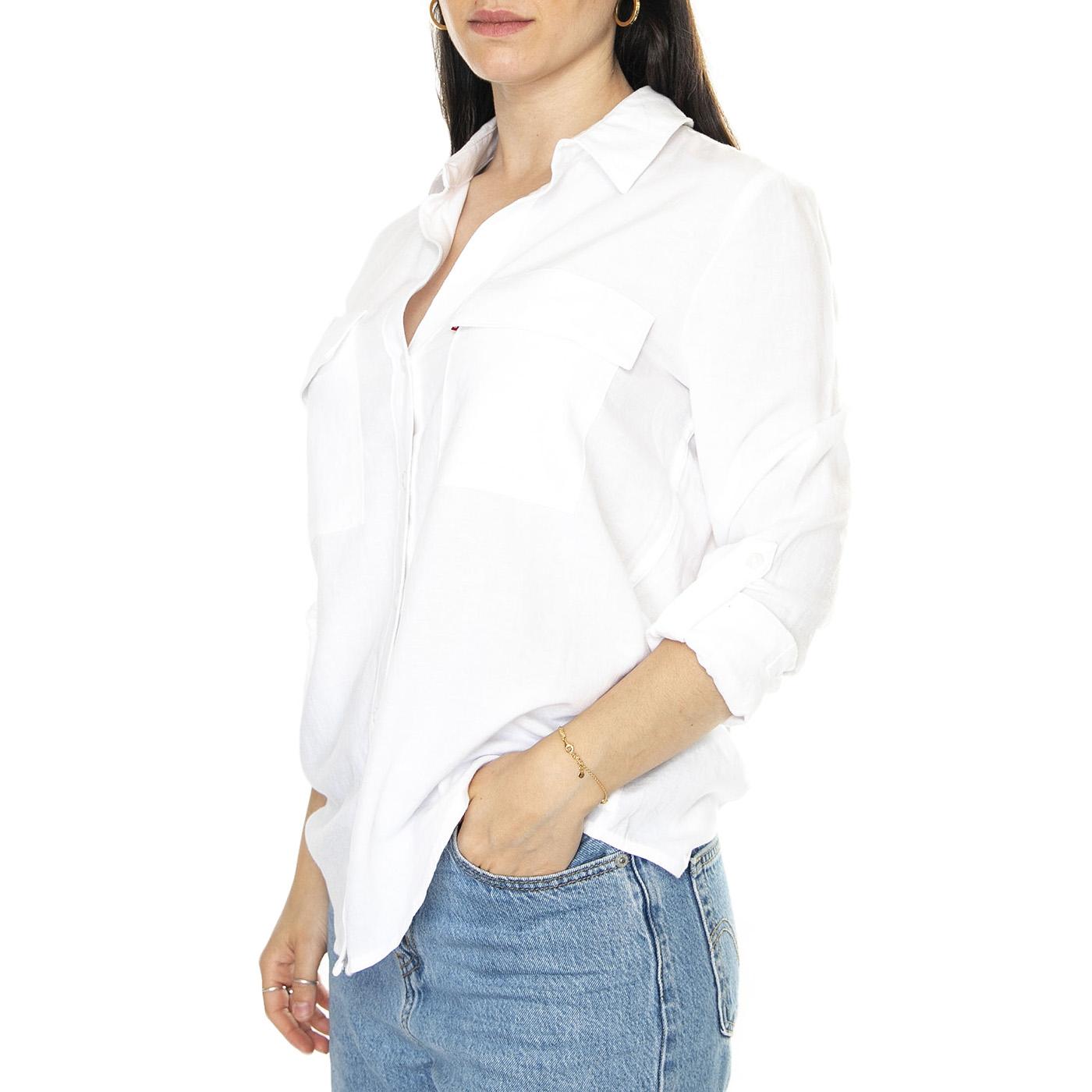 Doreen Utility Shirt Bright White Neutral - Camicia Donna Bianca A7467-0006  LEVIS 