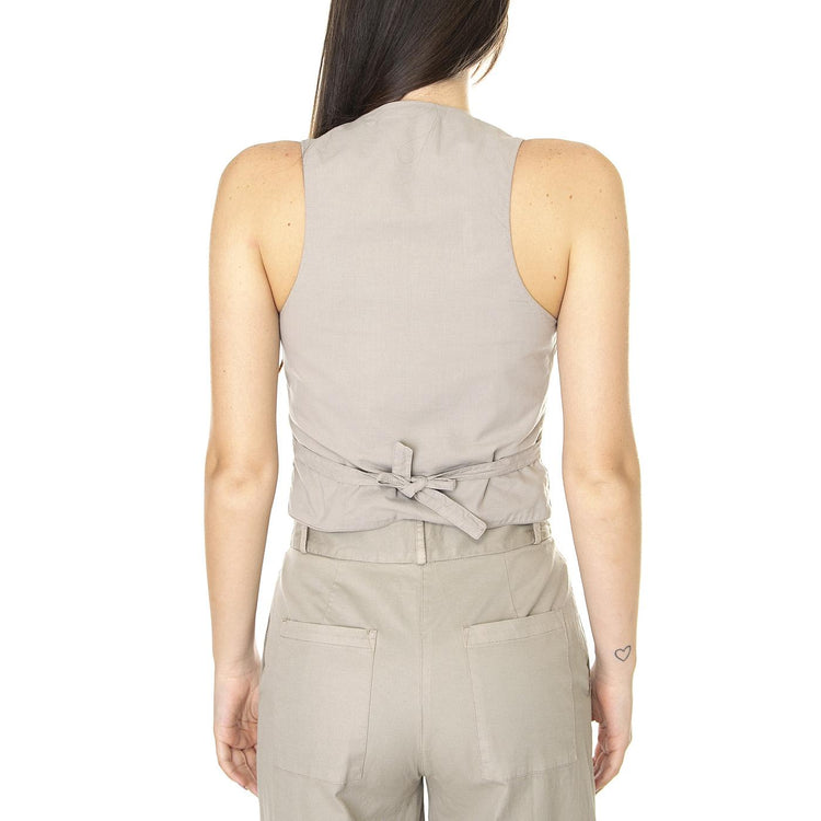 W' Gilet Gres 311SD35052 Beige Donna 311SD35052-S2247  ALESSIA SANTI 