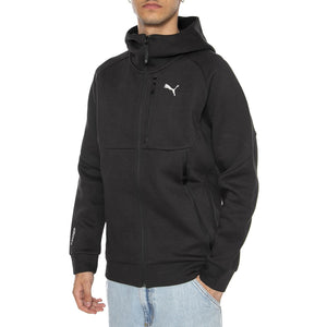 PUMA Tech Full-Zip Hoodie DK PUMA Black - Felpa Puma Nera 629674-01 . PUMA 