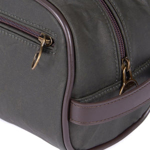 Wax Washbag Olive Brown - Borsello Marrone 222MMAC0404-OL71  BARBOUR 