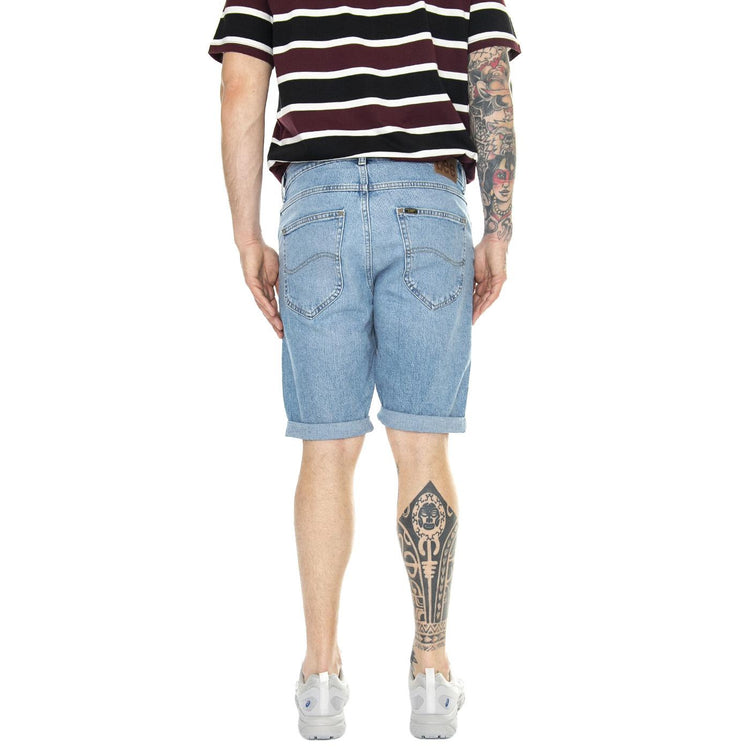 5 Pocket Short Pool Days Blue - Bermuda Denim Jeans Uomo Blu 112349329  LEE 