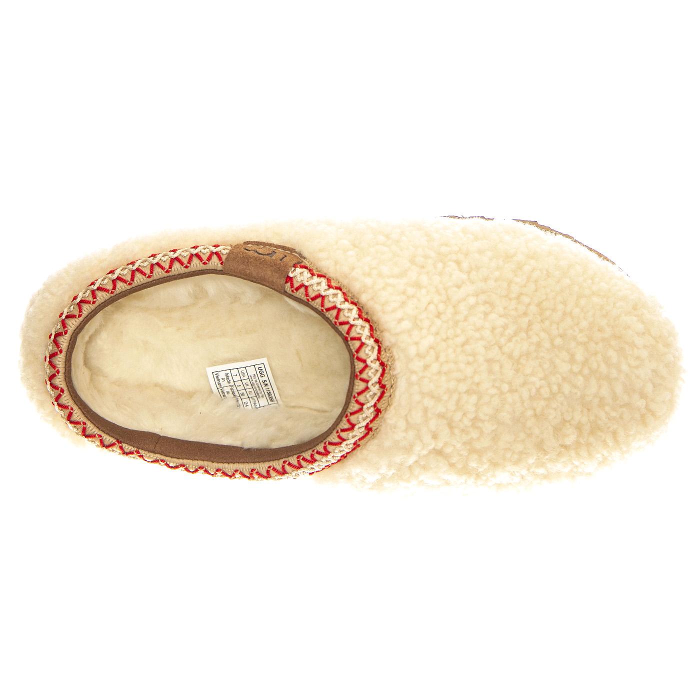 W Tasman Maxi Curly Natural - Sandali Donna Bianchi 1158356-NAT . UGG 