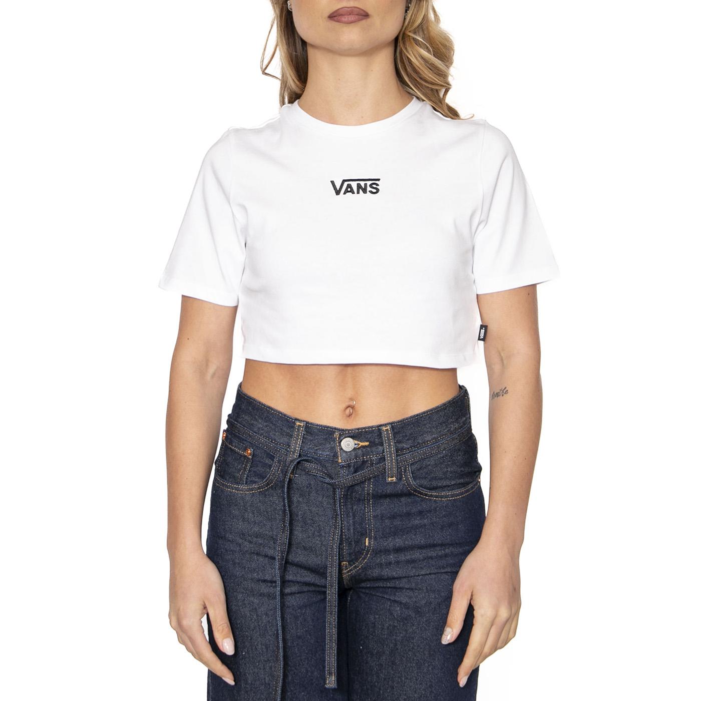 Flying V Crew Crop II White VN000GFFWHT1  VANS 