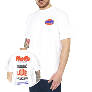 Liquormart S/S Tee White - Maglietta Girocollo Uomo Bianca TS01946-WHITE  HUF 