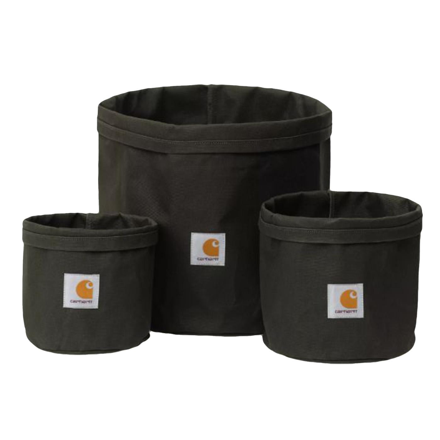 Canvas Planter Set Olive - Set di Portavasi Verdi I032014.49XX . CARHARTT WIP 