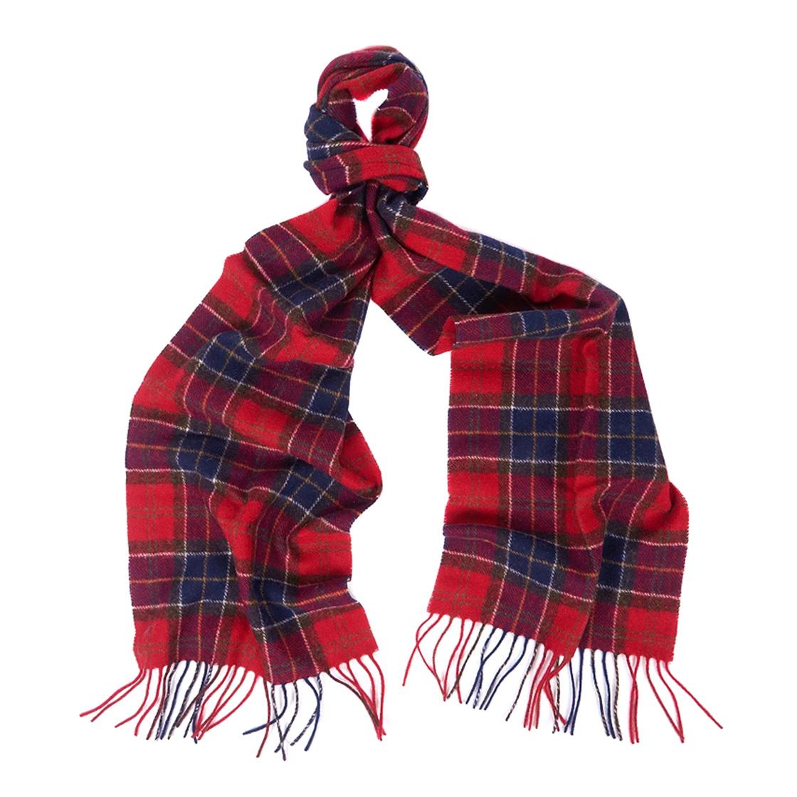 Tartan Lambswool Scarf Red - Sciarpa Tartan Rossa / Multicolore 222MUSC0001-RE35  BARBOUR 