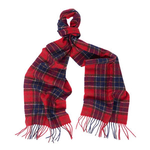 Tartan Lambswool Scarf Red - Sciarpa Tartan Rossa / Multicolore 222MUSC0001-RE35  BARBOUR 