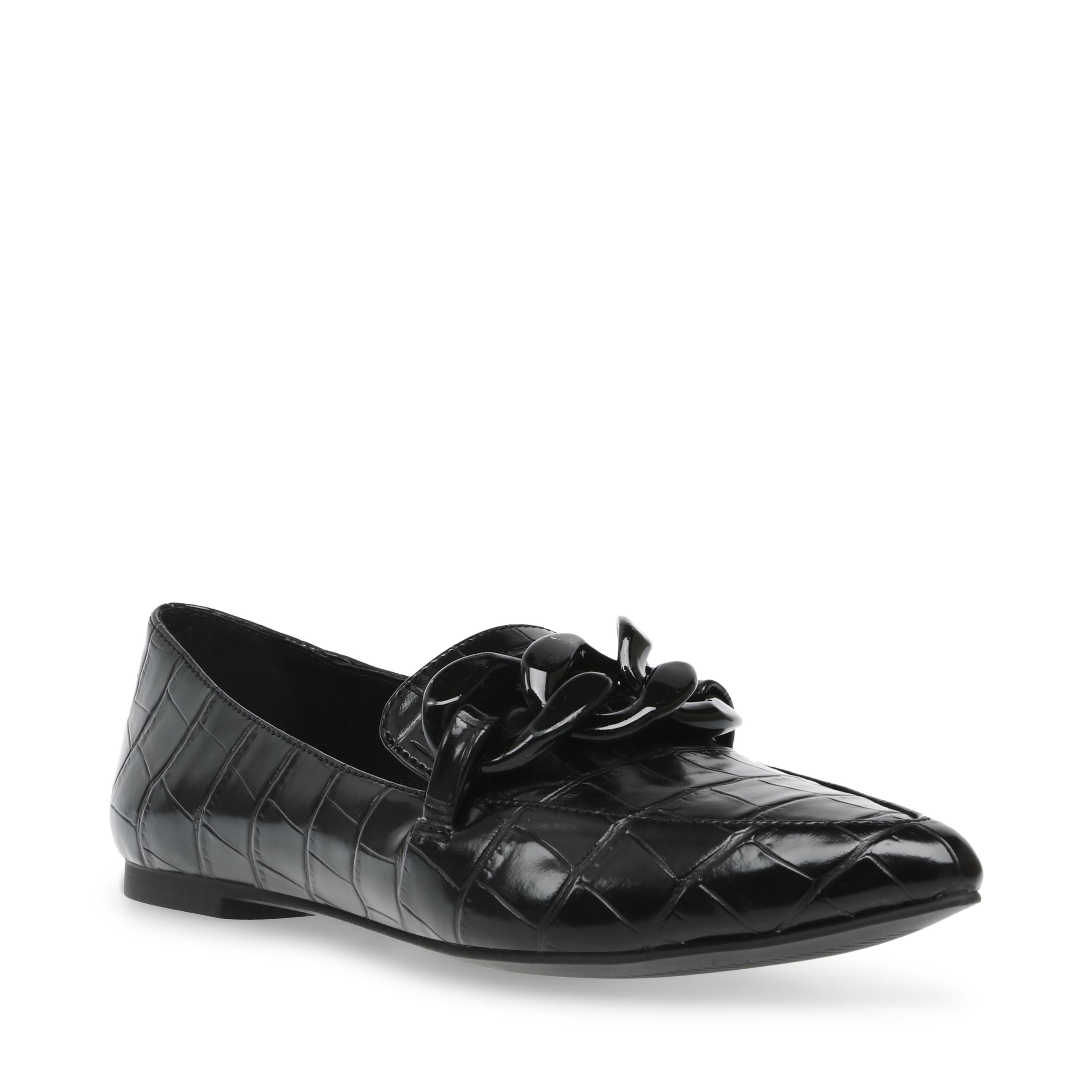 Famed Black Croc - Scarpe Basse Donna Nere SMSFAMED-BLA  STEVE MADDEN 