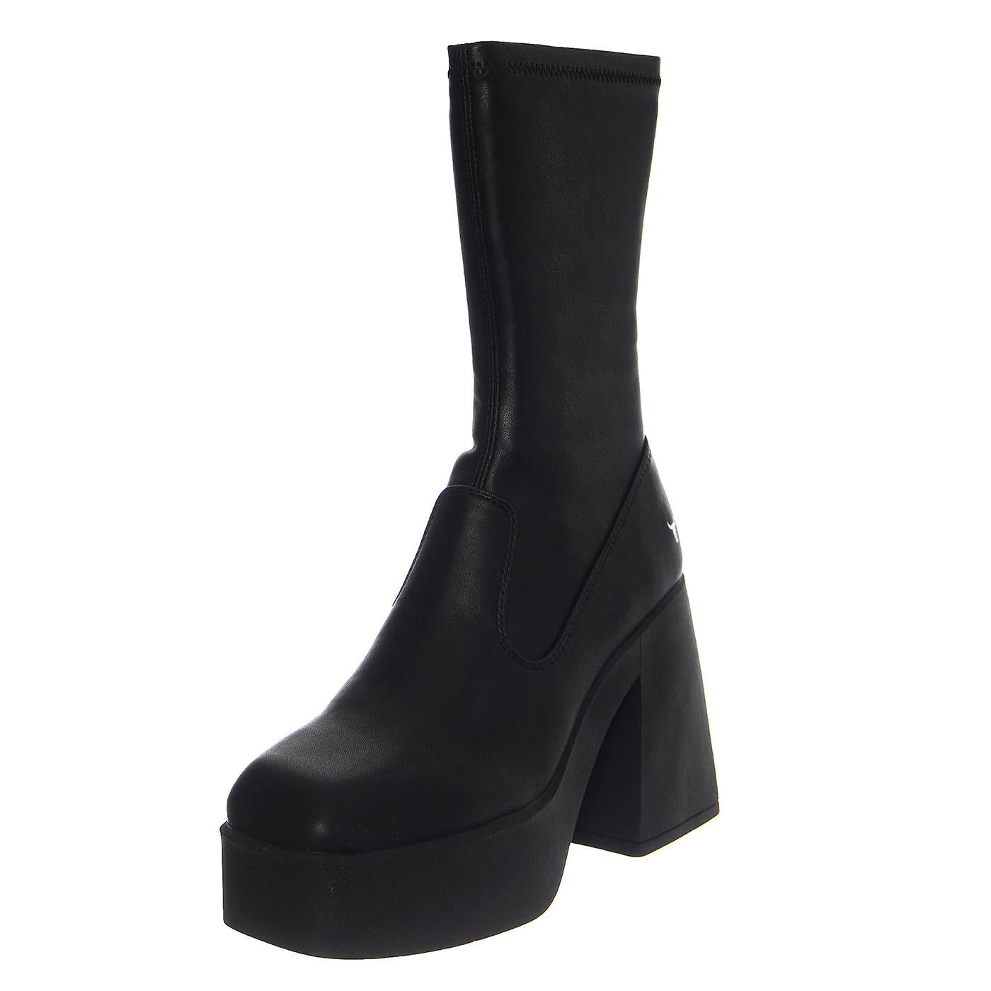 Baddest Black Stretch PU - Stivali Donna Neri WSSBADDEST-BLK  WINDSOR SMITH 