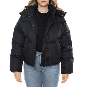 Western Bubble Shortie - Anthracite Night Black - Giacca Piumino Donna Nera 003MD-0001 . LEVIS 