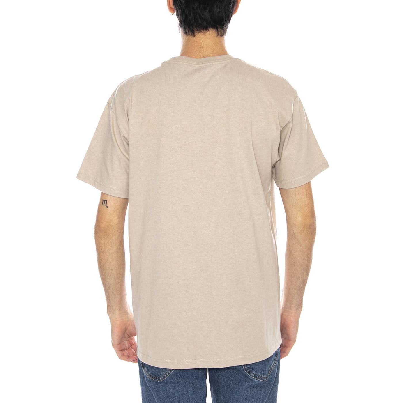 S/S Chase T-Shirt Fleur De Sel / Gold - Maglietta Girocollo Uomo Beige I026391.38AXX . CARHARTT WIP 