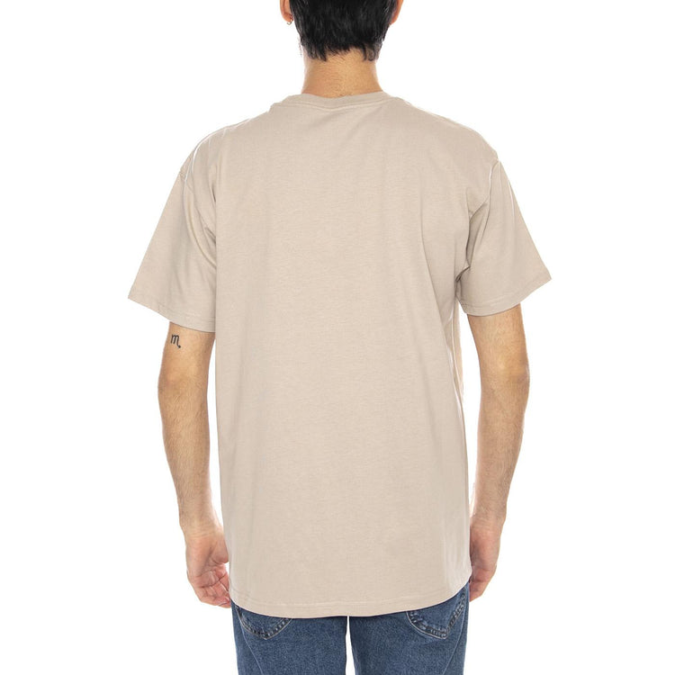 S/S Chase T-Shirt Fleur De Sel / Gold - Maglietta Girocollo Uomo Beige I026391.38AXX . CARHARTT WIP 