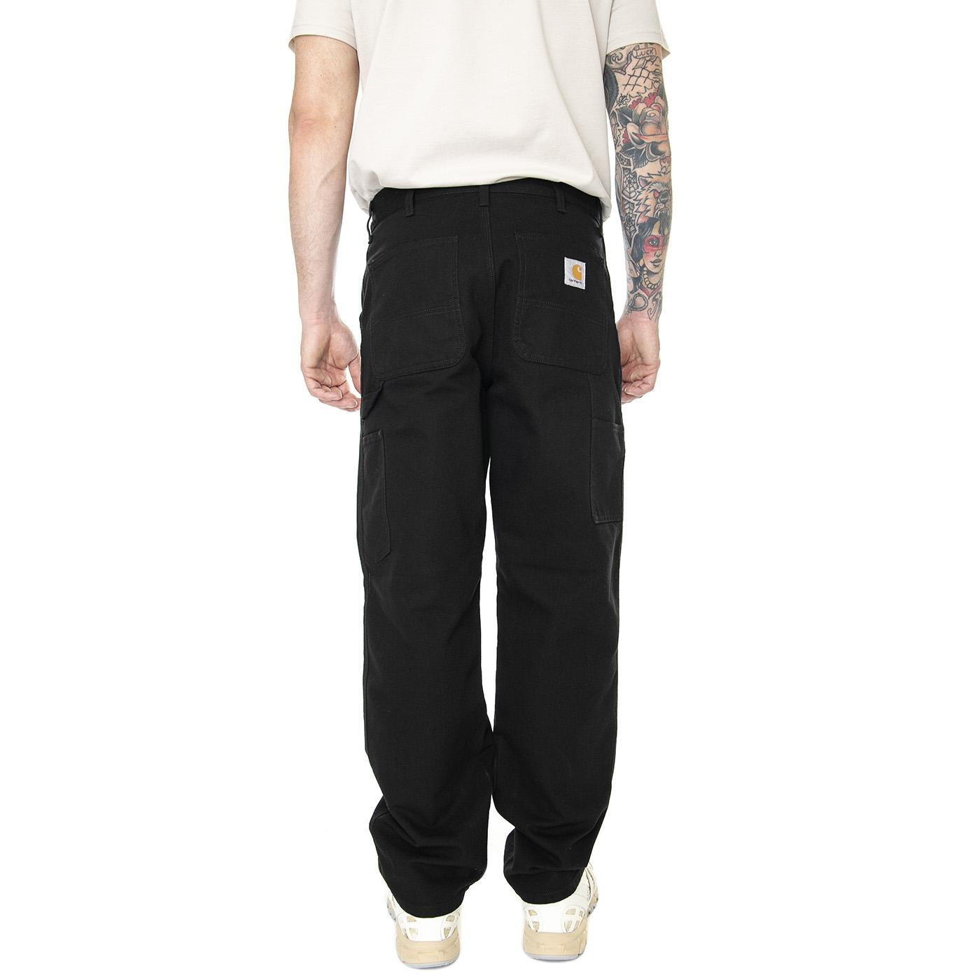 Single Knee Pant Black Rinsed - Pantaloni Uomo Neri I031497-8902 . CARHARTT WIP 