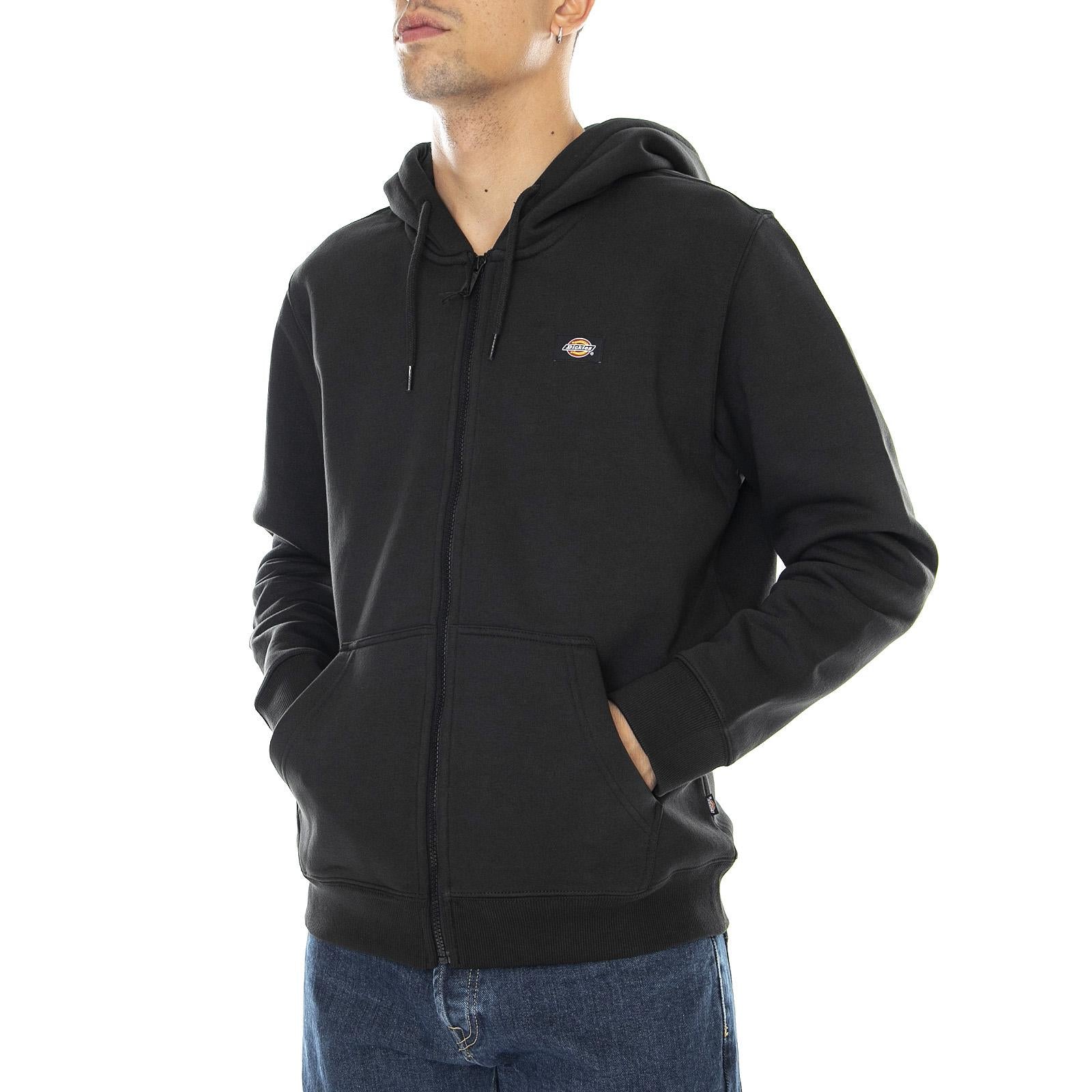 Oakport Zip - Felpa con Cappuccio Uomo Nera DK0A4XD3BLK1  DICKIES 