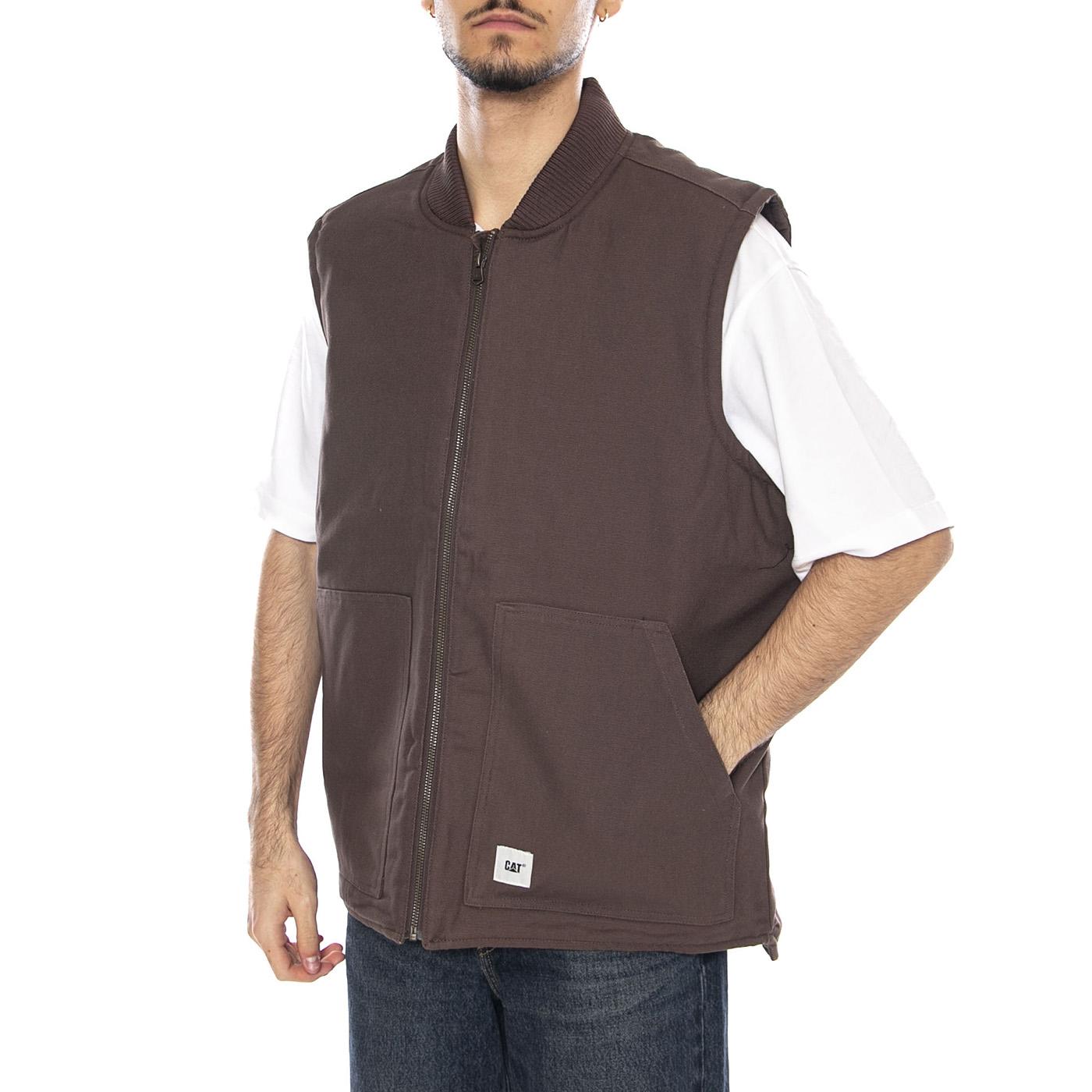 Classic Canvas Vest -- Gilet Uomo Marrone 6040102 19-0912 CAT 