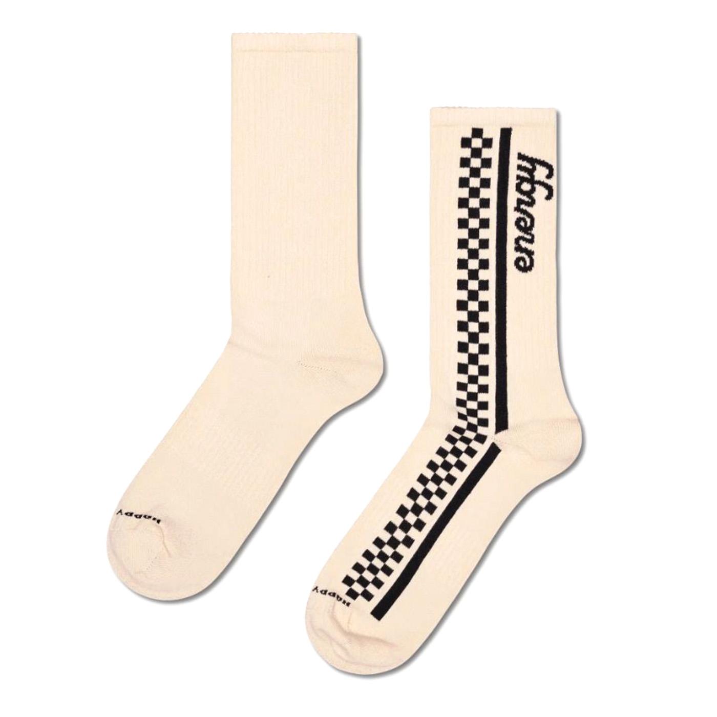 Energy Sneaker Sock Beige - Calzini Beige P004748 WHT HAPPY SOCKS 