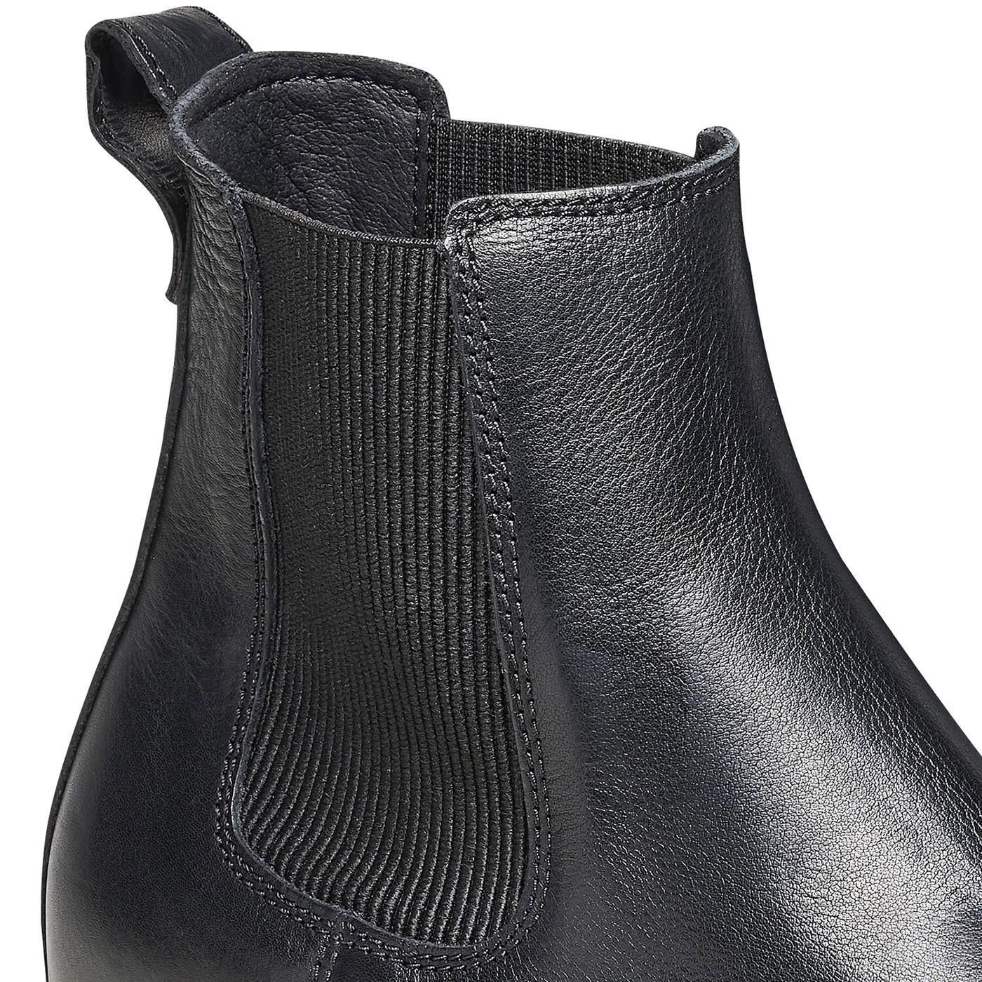 Highwood Slip On Men black, Natural Leather Boots - Stivaletti Uomo Neri 1025764 . BIRKENSTOCK 