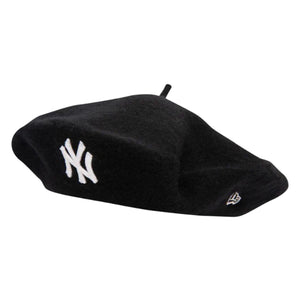 WMNS Wool Beret Black New York Yankees - Berretto Nero con logo a contrasto 60565469 . NEW ERA 
