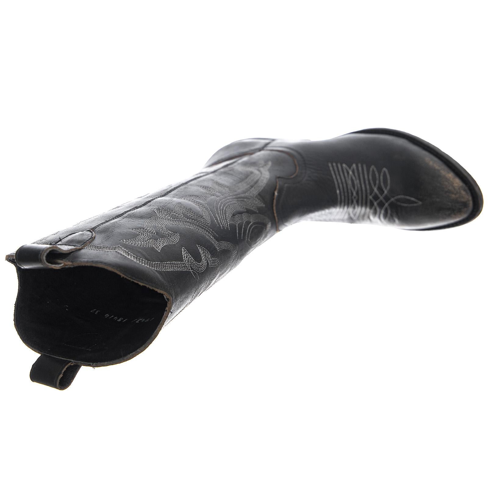 Macarena Boots - Taupo Moka / Stone Moka - Stivali Profilo Medio Donna Neri MZSMACARENA-004  MEZCALERO 