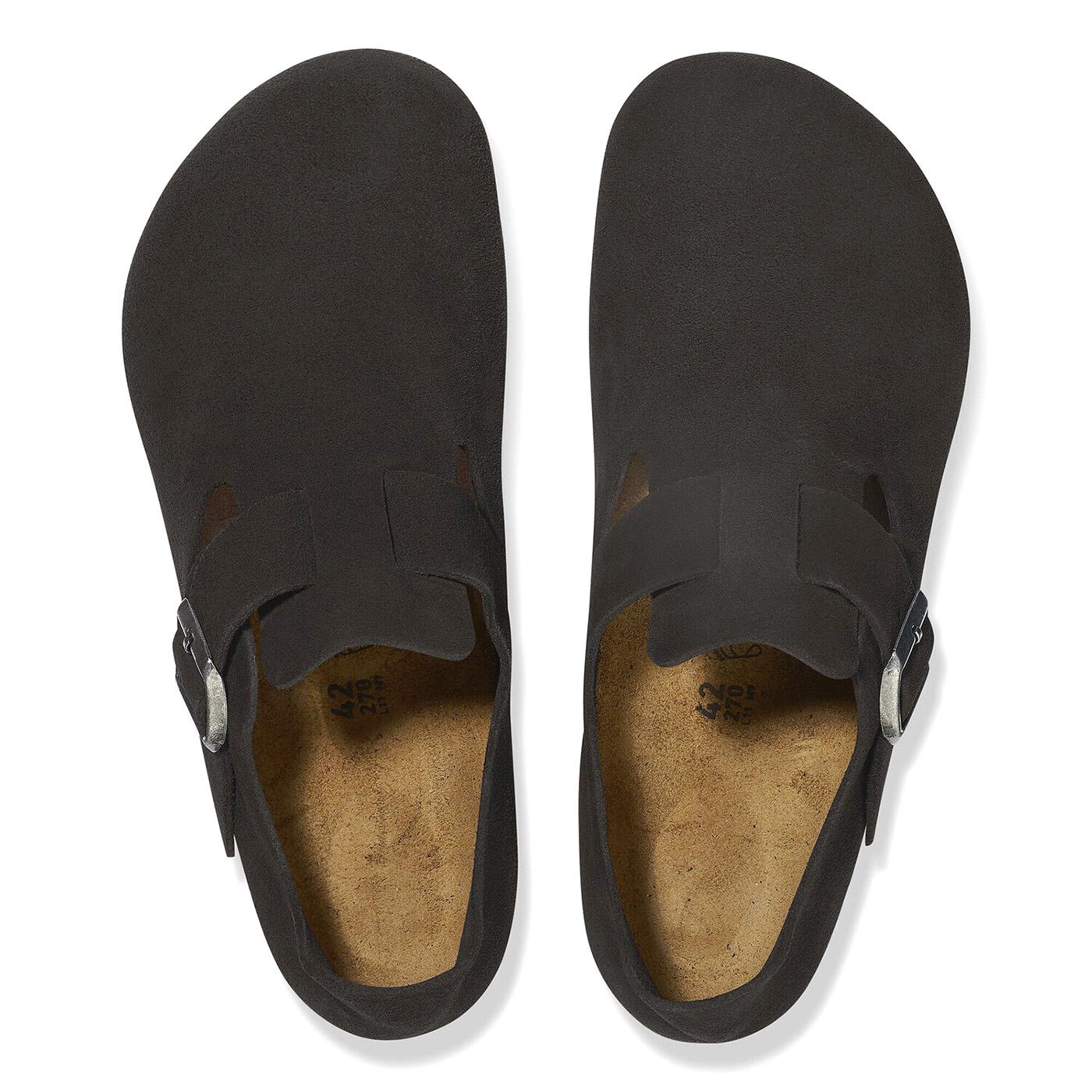 London black, Suede Leather - Sandali Uomo Neri 1028078  BIRKENSTOCK 