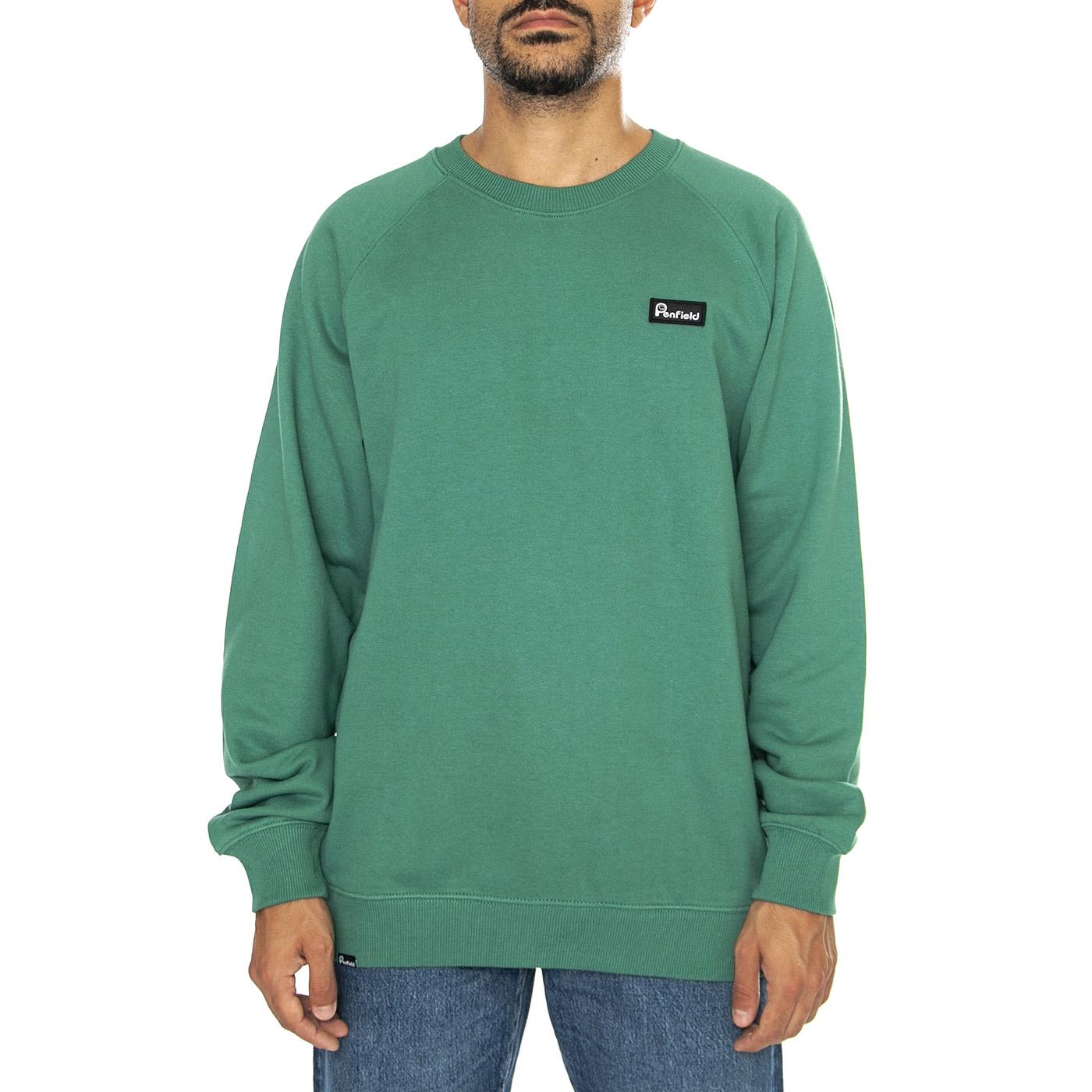 Penfield Badge Sweatshirt Fir - Felpa Girocollo Uomo Verde PFD0346-F56  PENFIELD 