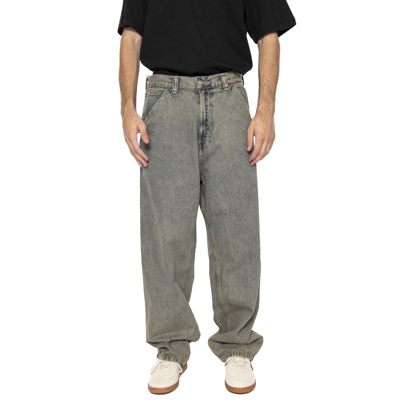 OG Single Knee Pant Blue / Leather - Pantaloni Uomo Blu I035819.3FUGD . CARHARTT WIP 
