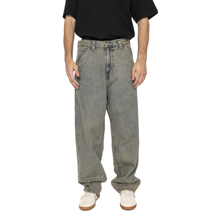 OG Single Knee Pant Blue / Leather - Pantaloni Uomo Blu I035819.3FUGD . CARHARTT WIP 