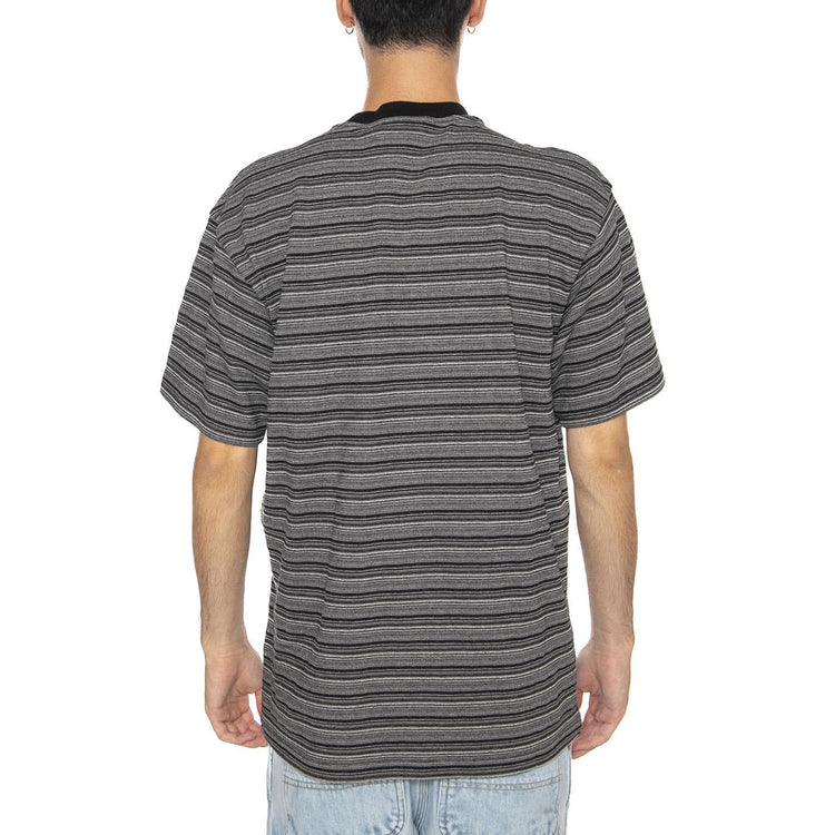 S/S Gellar Pocket T-Shirt Gellar Stripe, Black - Maglietta Girocollo Uomo Nera I035141.30HXX . CARHARTT WIP 