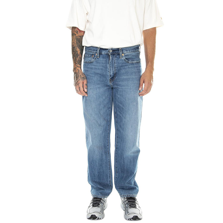 M' 568 Stay Loose Merry And Bright Med Indigo Worn In - Pantaloni Denim Jeans Uomo Blu 29037-0050  LEVIS 