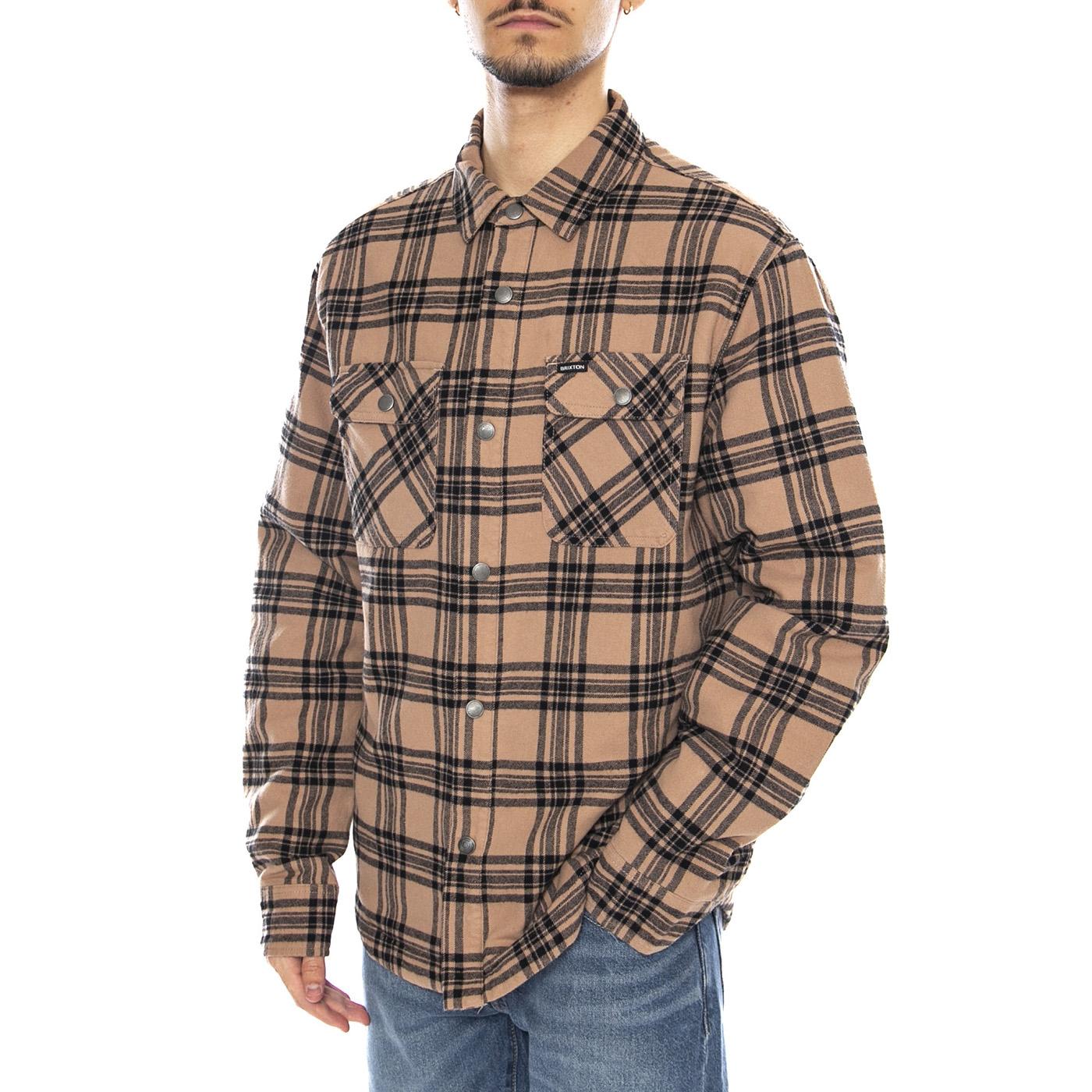 Bowery Quilted Flannel Shirt -- Giacca Uomo Multicolore 01418 WDSKB BRIXTON 