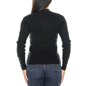 Crew Rib Sweater Caviar - Maglione Girocollo Donna Nero A0719-0000  LEVIS 