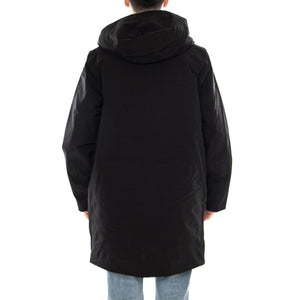 Hjalmar Black Jacket - Giacca con Cappuccio Uomo Nera 331186 110 ELVINE 