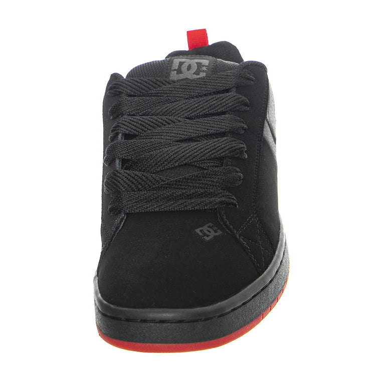 M' Court Graffik Black / Grey / Red - Scarpe Stringate Profilo Basso Uomo Nere US 12 ADYS100442  DC 