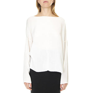 Blusa 021SD45007 Burro - Top Donna Bianco 021SD45007 -S2128 . ALESSIA SANTI 