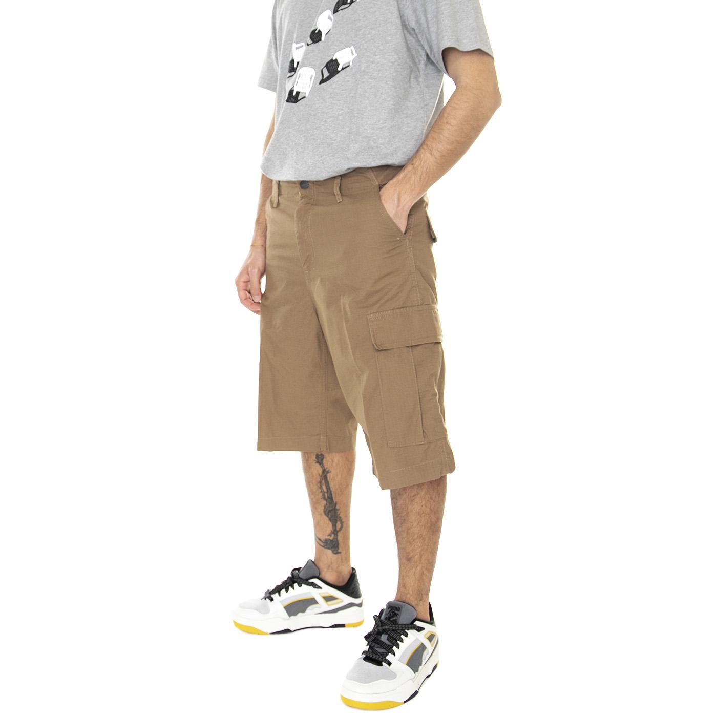 Regular Cargo Short Buffalo Rinsed - Bermuda Cargo Uomo Marroni I028246-1CM02  CARHARTT WIP 