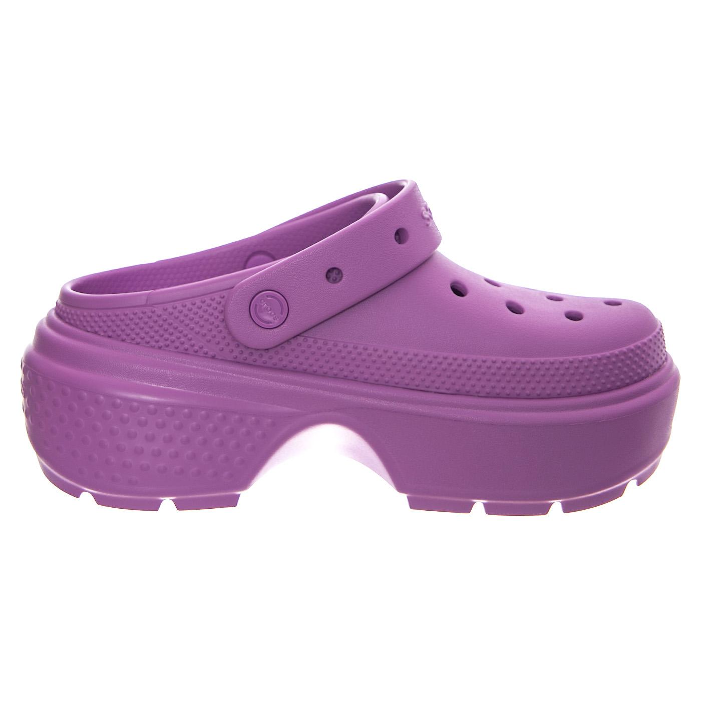 Stomp Clog Bubble - Sandali Donna Viola CR.209347-BUBL  CROCS 
