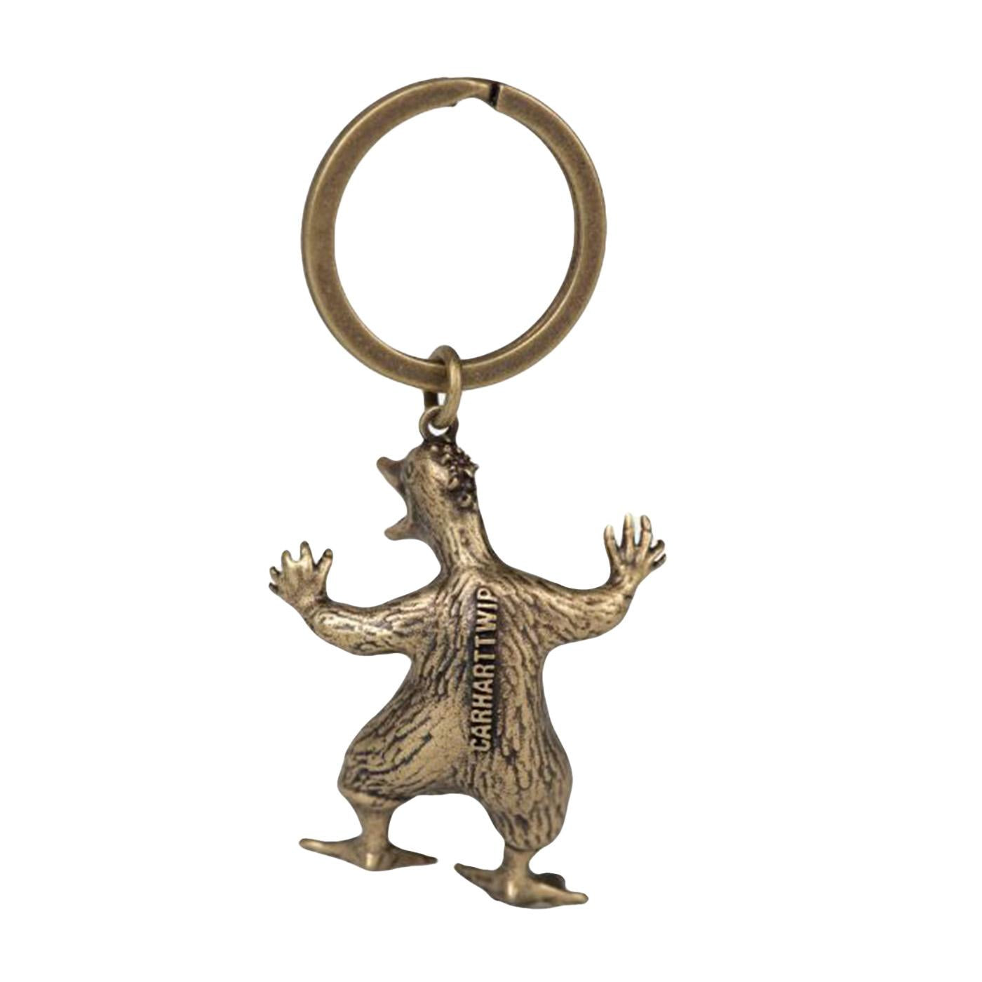 Wiptopia Keychain Gold - Portachiavi in Metallo I035885.3KXX  CARHARTT WIP 