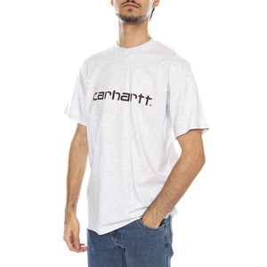 S/S Script T-Shirt Ash Heather / Rondo I035700.38HXX . CARHARTT WIP 
