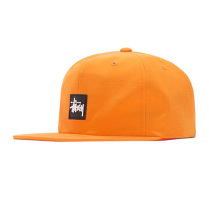 STOCK RUBBER PATCH CAP ORANGE 131786-ORANGE  STUSSY 