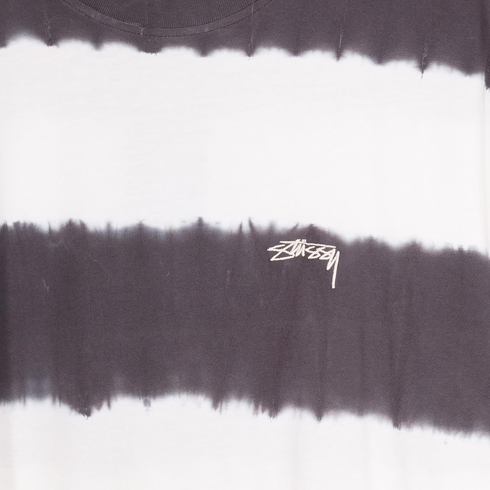 ZIGGY STRIPE JERSEY BLACK 1140060-BLACK  STUSSY 