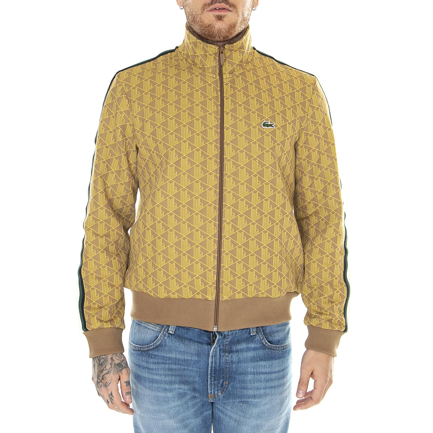 Sweatshirt SH1368-QIB - Felpa con Zip Uomo Multicolore SH1368-QIB  LACOSTE 