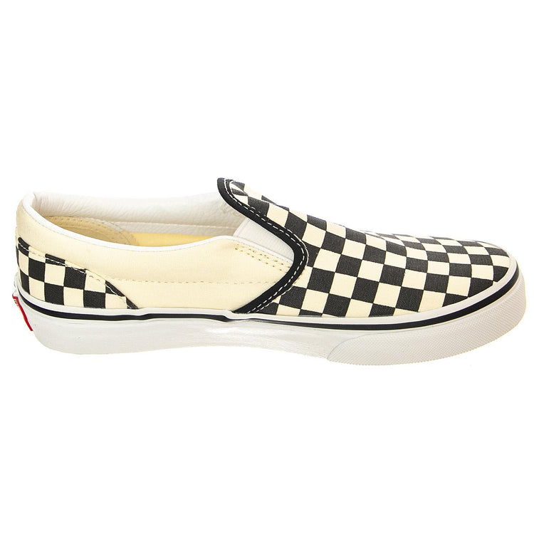 UY Classic Slip-On (Checkerboard) Black / White - Scarpe Slip-On Profilo Basso Bambino Nere / Bianche VN000ZBUEO11  VANS 