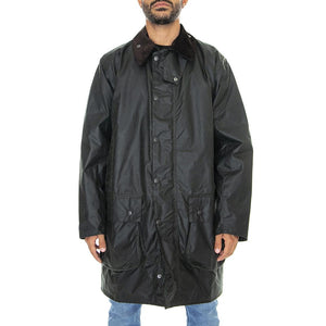 Border Wax Jacket - Giacca Invernale Uomo Verde 222MMWX0008-SG91  BARBOUR 