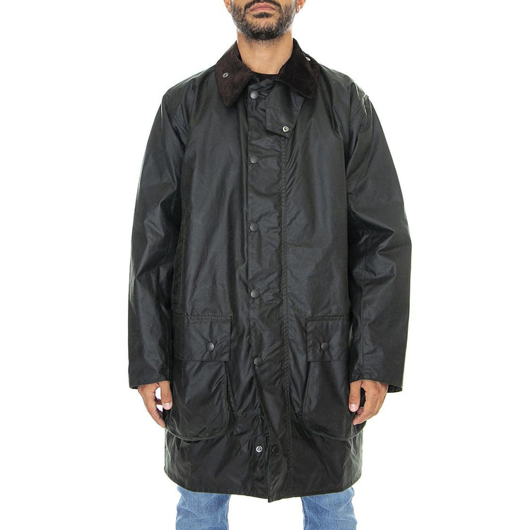 Border Wax Jacket - Giacca Invernale Uomo Verde 222MMWX0008-SG91  BARBOUR 